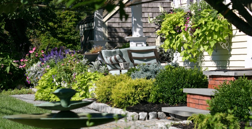 Garten mit Terrasse