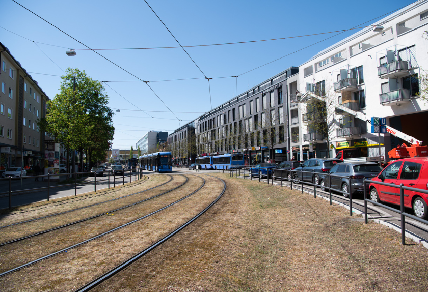 Tram Straßenbahn Feldmoching-Hasenbergl