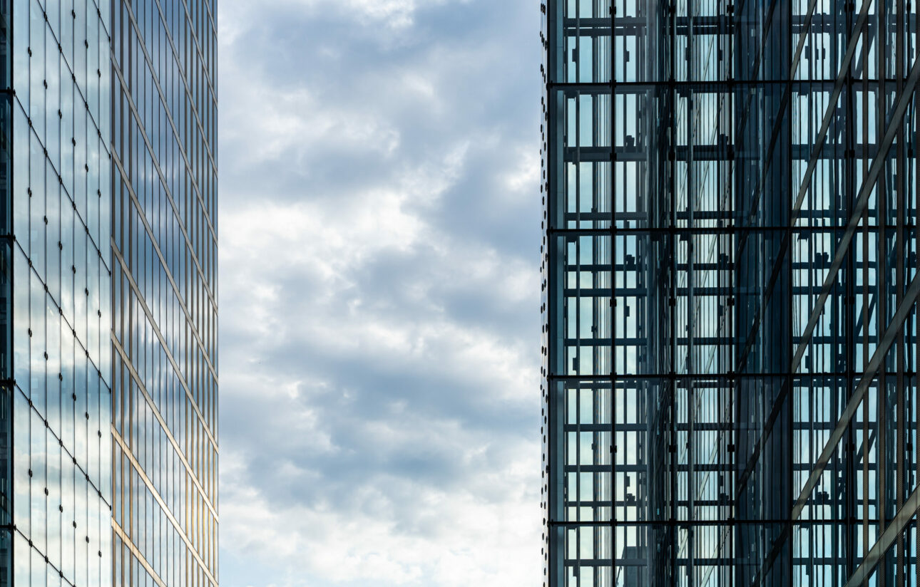 Zwei Skyscraper