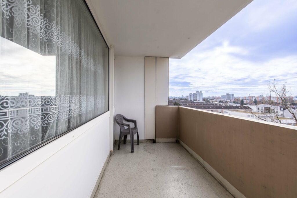 Blick vom Balkon