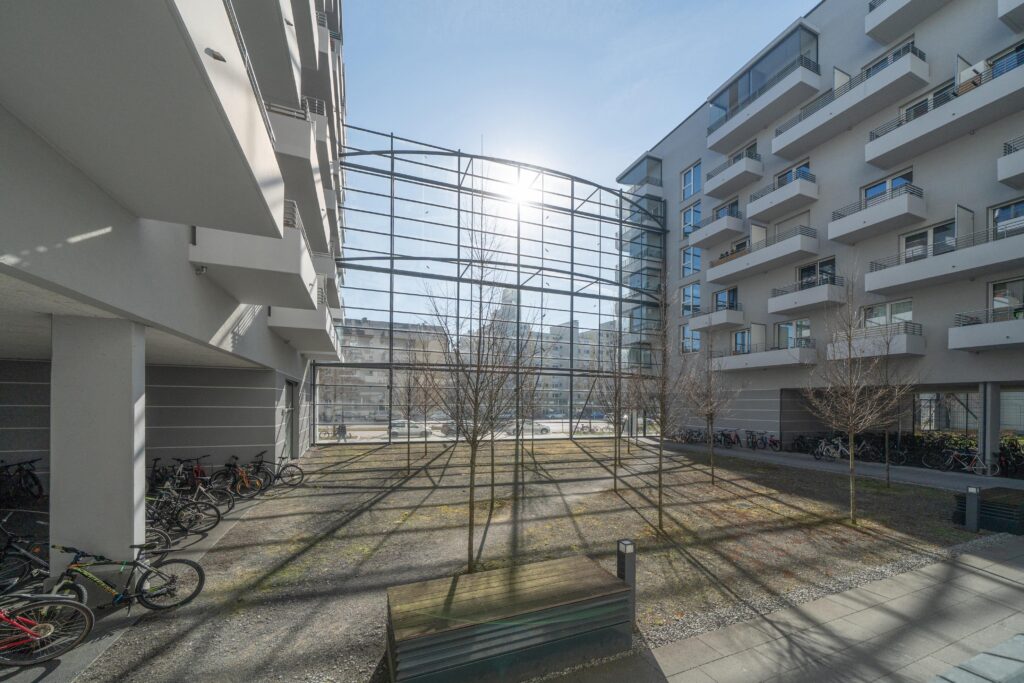Ausblick Balkon