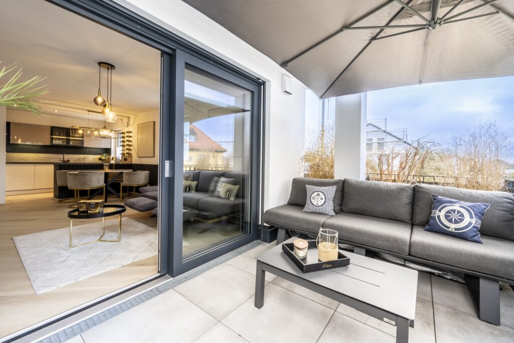Balkon in ruhiger Atmosphäre