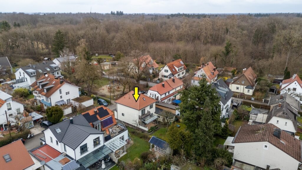 Sicht auf das Haus