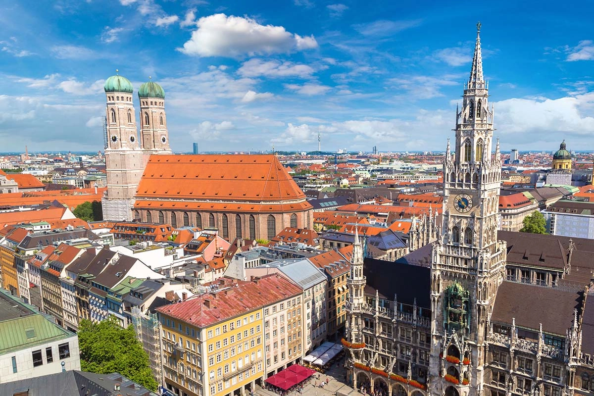 Marienplatz mit Frauenkirche